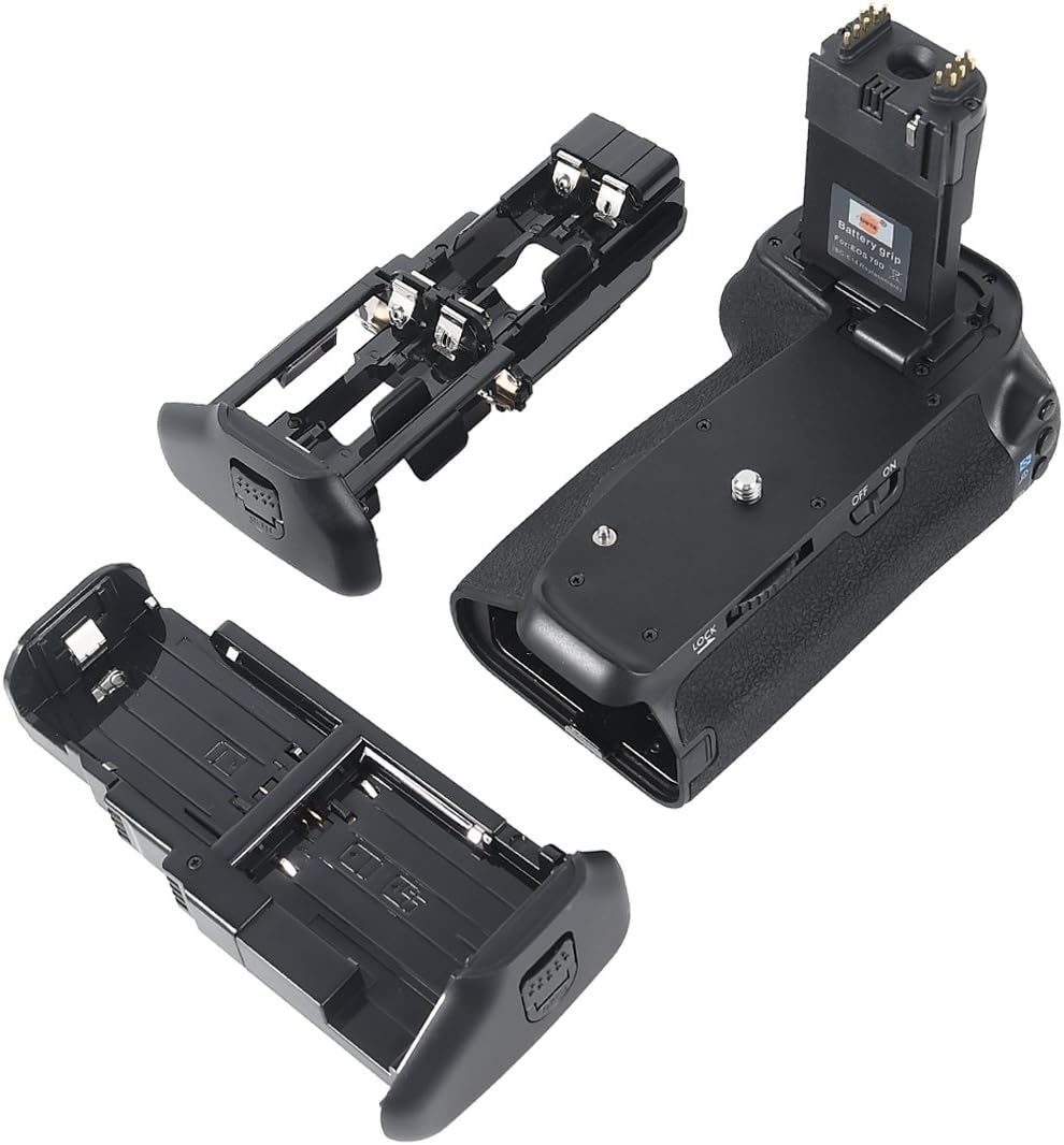 DSTE Pro BG-E14 Vertical Battery Grip Compatible with Canon EOS 70D 80D ...